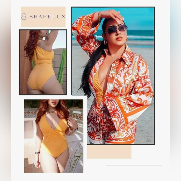 SHAPELLX Women's One Piece Swimsuit #882 - Picture 8 of 14